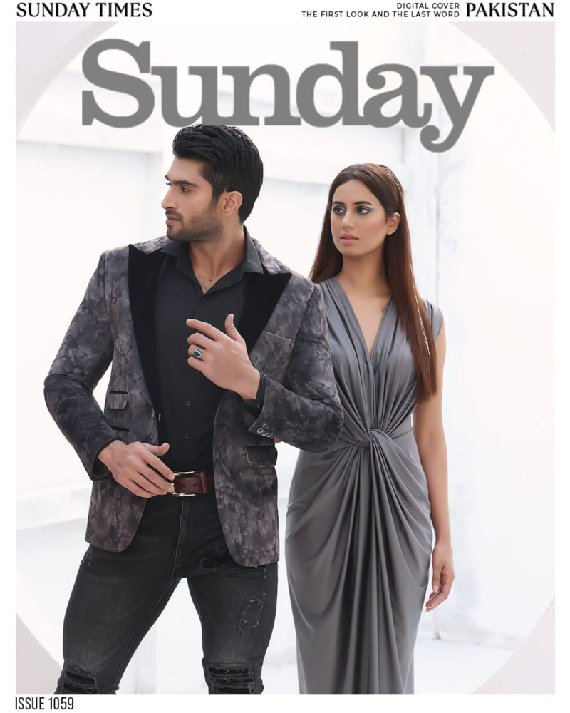 Aasif Rehmaan, Roma Michael featured on the Sunday Times Pakistan cover from January 2023