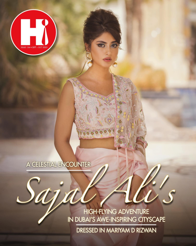 Sajal Ali featured on the Hello! Pakistan cover from September 2023