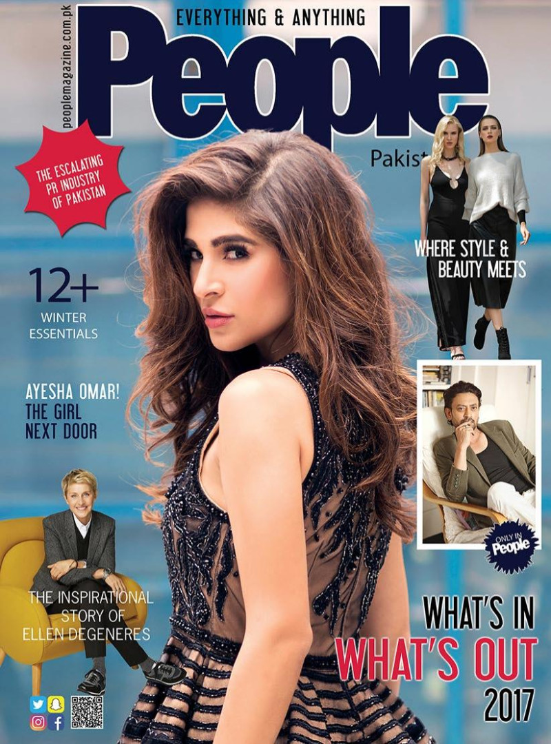  featured on the People Pakistan cover from November 2017