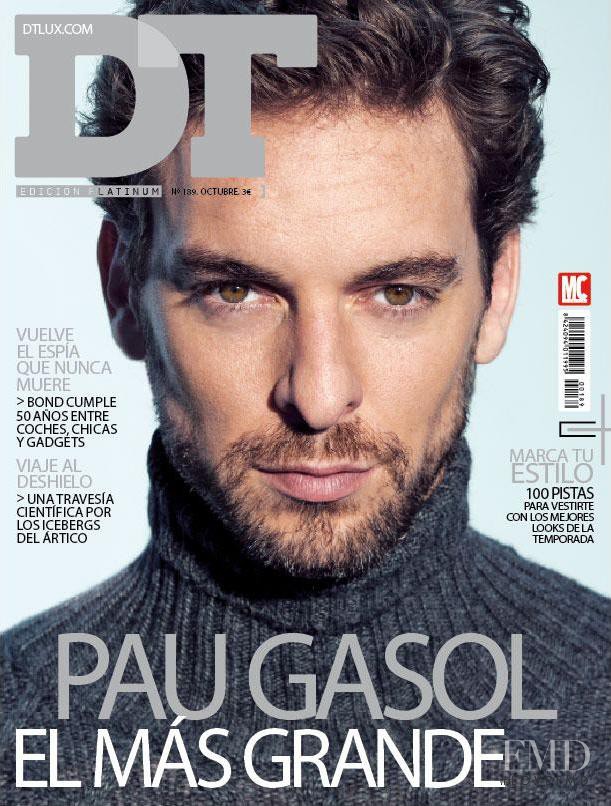 Pau Gasol featured on the DTLux cover from October 2012