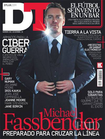 Michael Fassbender featured on the DTLux cover from December 2013