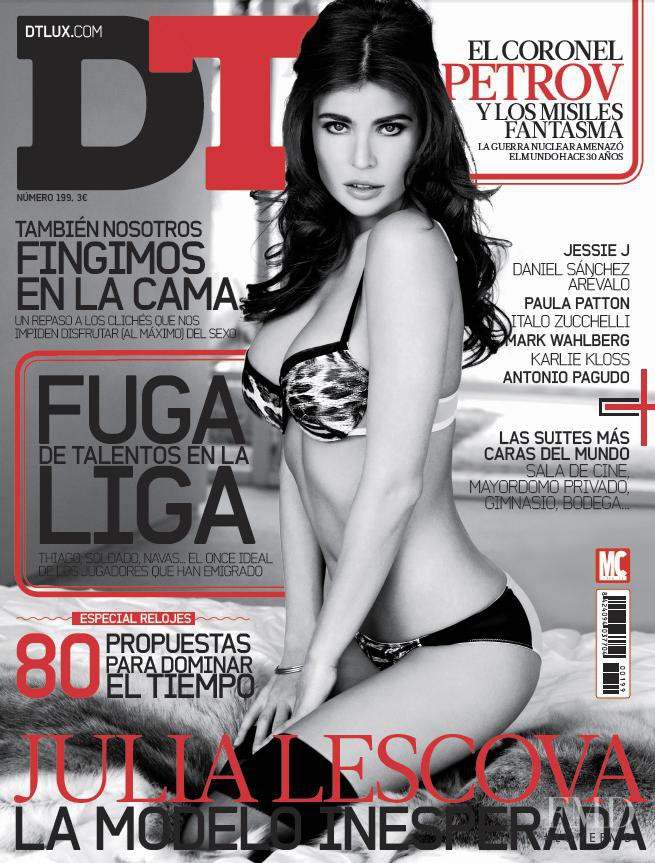 Julia Lescova featured on the DTLux cover from September 2013