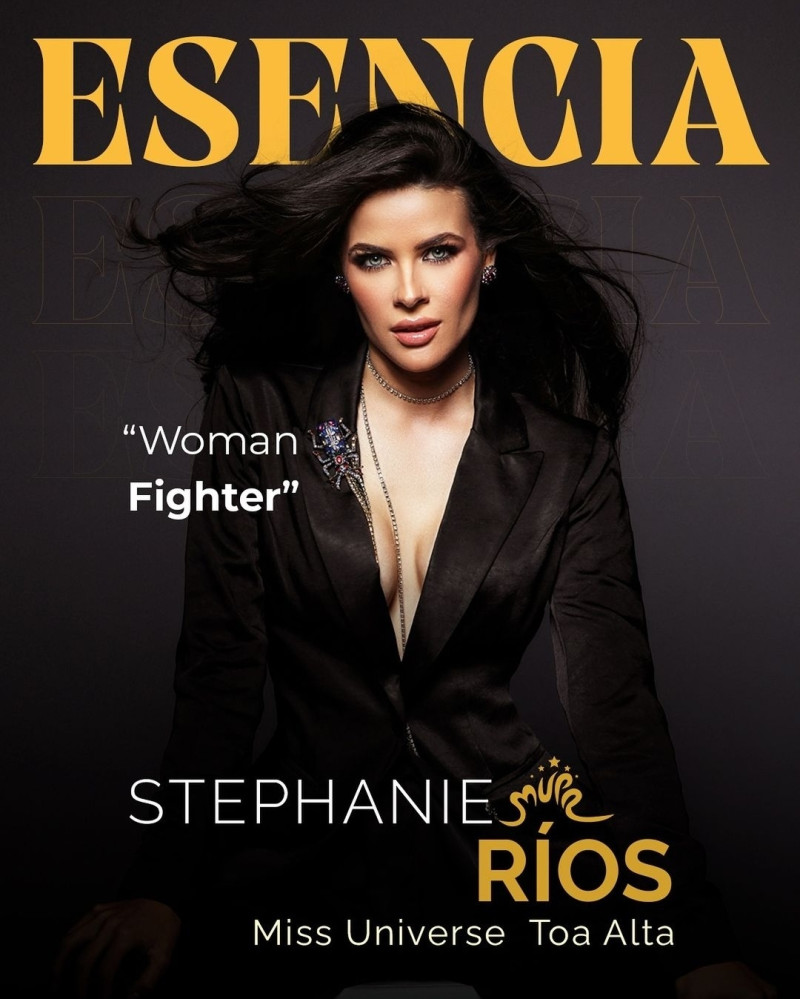 Stephanie Rios featured on the Esencia cover from July 2024