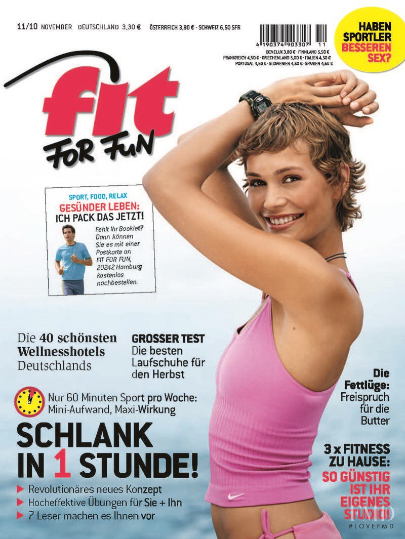 Christine Beutmann featured on the Fit for Fun cover from November 2010