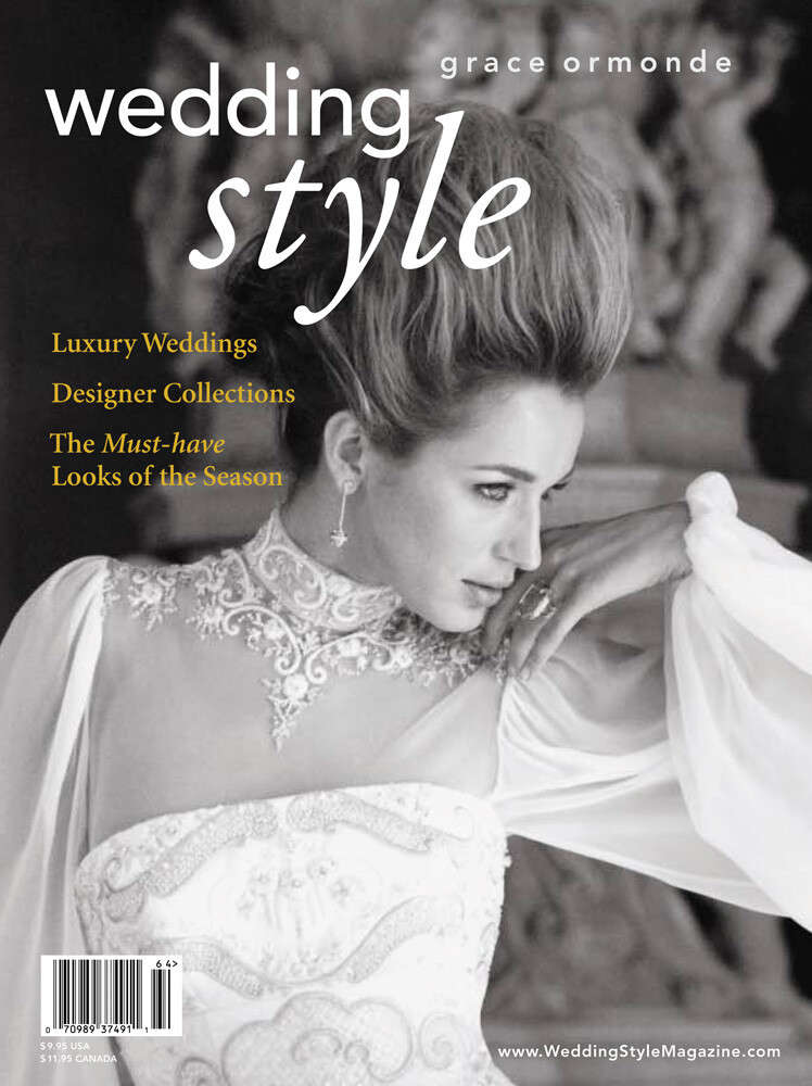 Katia Zygouli featured on the Grace Ormonde Wedding Style cover from December 2019