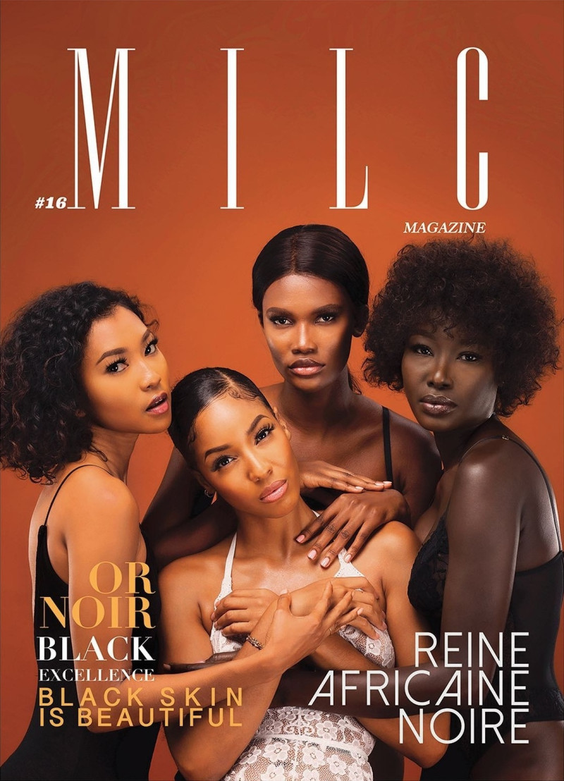 Go Jem, Namasthy, Kady Coulibaly, Fleur Mbaye featured on the Milc Magazine cover from August 2020