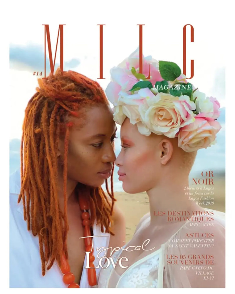 Yann Kevens, Fatou Toofa featured on the Milc Magazine cover from February 2020