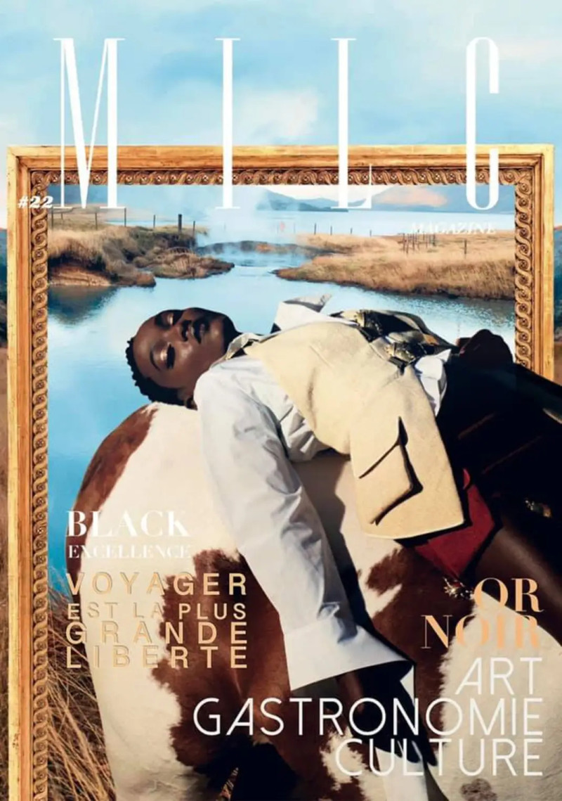 Asiko Lela featured on the Milc Magazine cover from July 2021