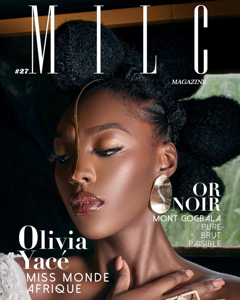 Olivia Yace featured on the Milc Magazine cover from August 2022