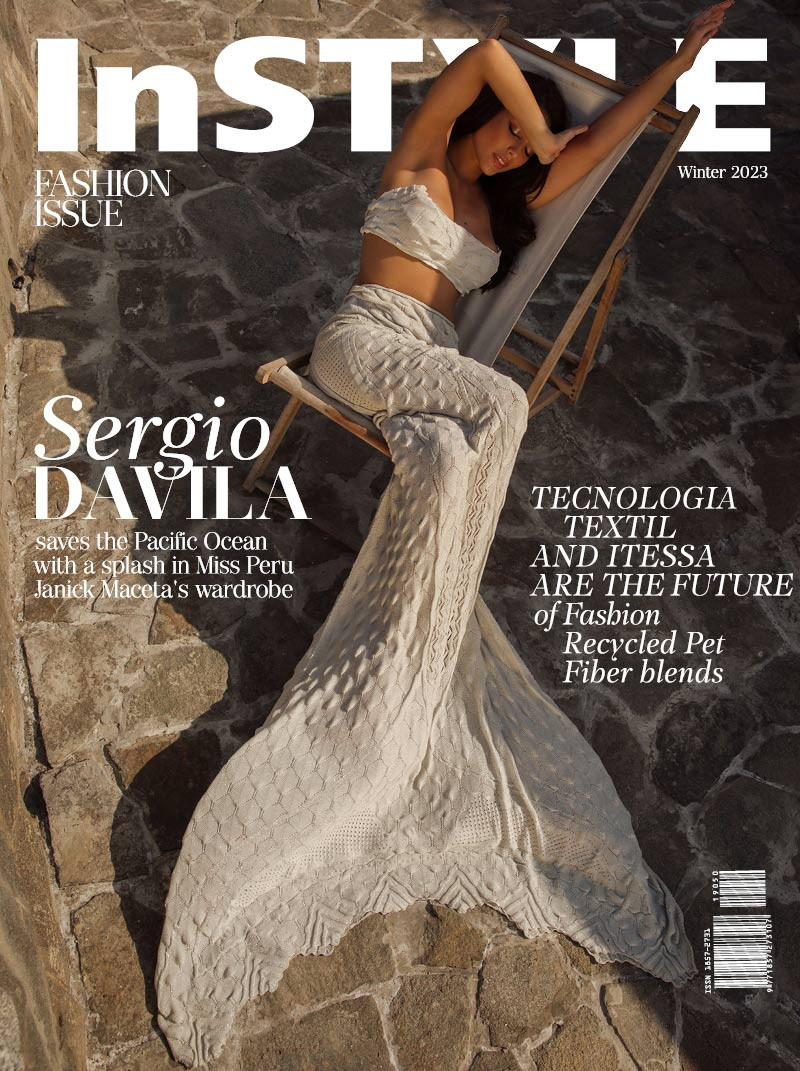 Janick Maceta featured on the InStyle Macedonia cover from January 2023