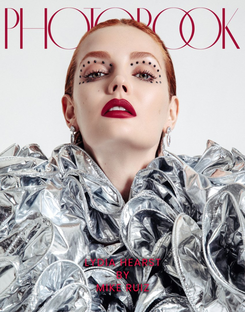 Lydia Hearst featured on the PhotoBook cover from October 2021