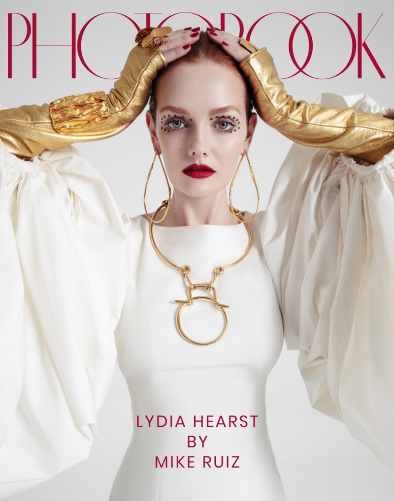 Lydia Hearst featured on the PhotoBook cover from October 2021