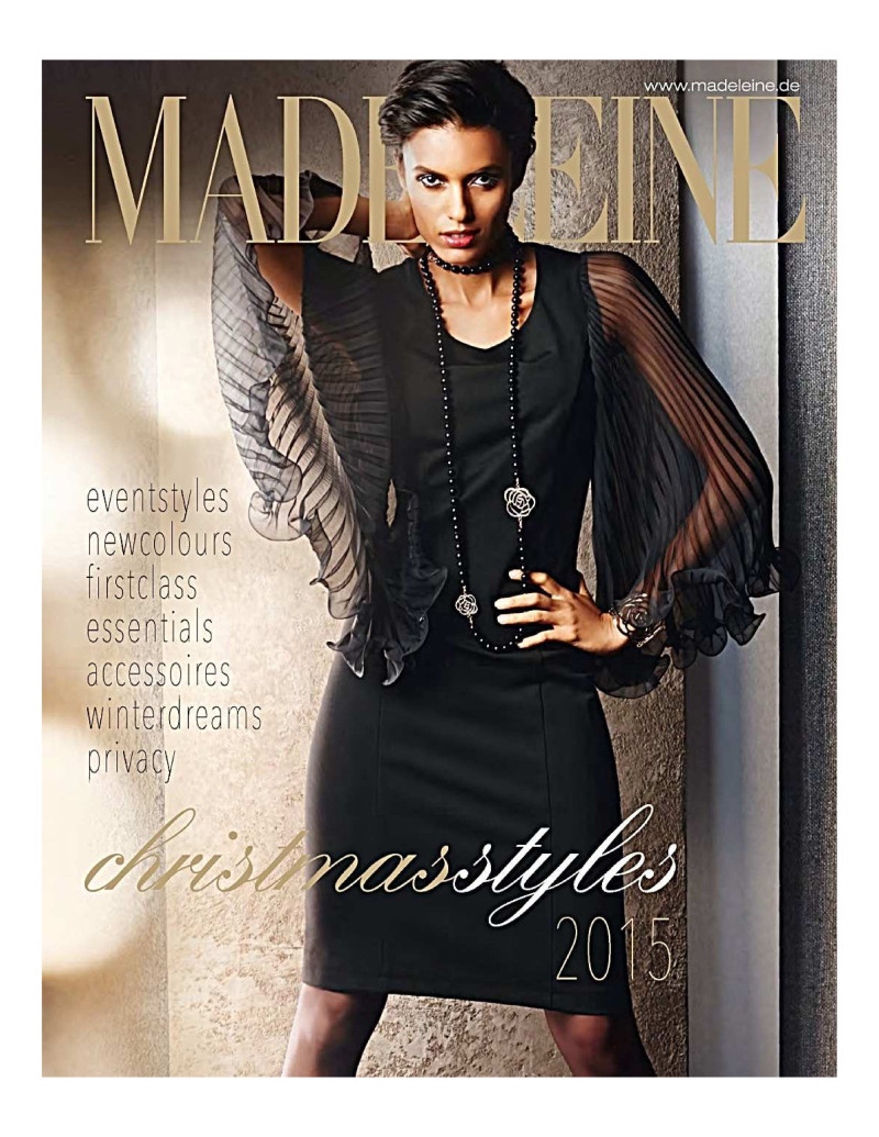 Lakshmi Menon featured on the Madeleine cover from December 2015