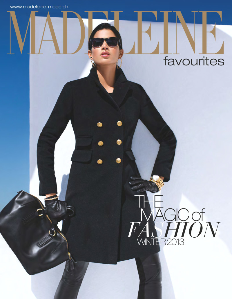 Raica Oliveira featured on the Madeleine Favourites cover from December 2013