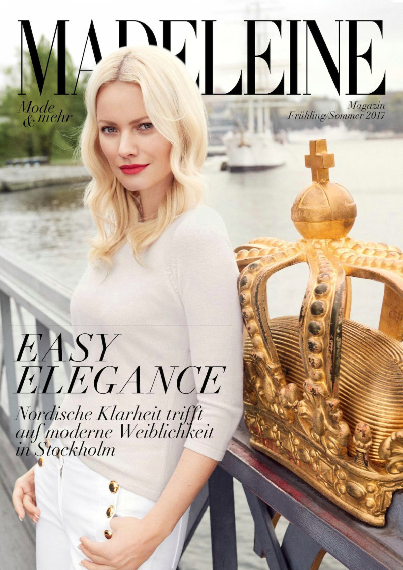 Franziska Knuppe featured on the Madeleine Mode & Mehr cover from March 2017