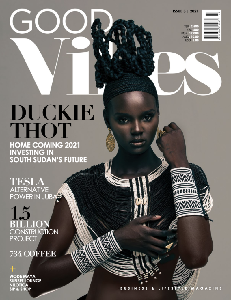 Duckie Thot featured on the Good Vibes cover from September 2021