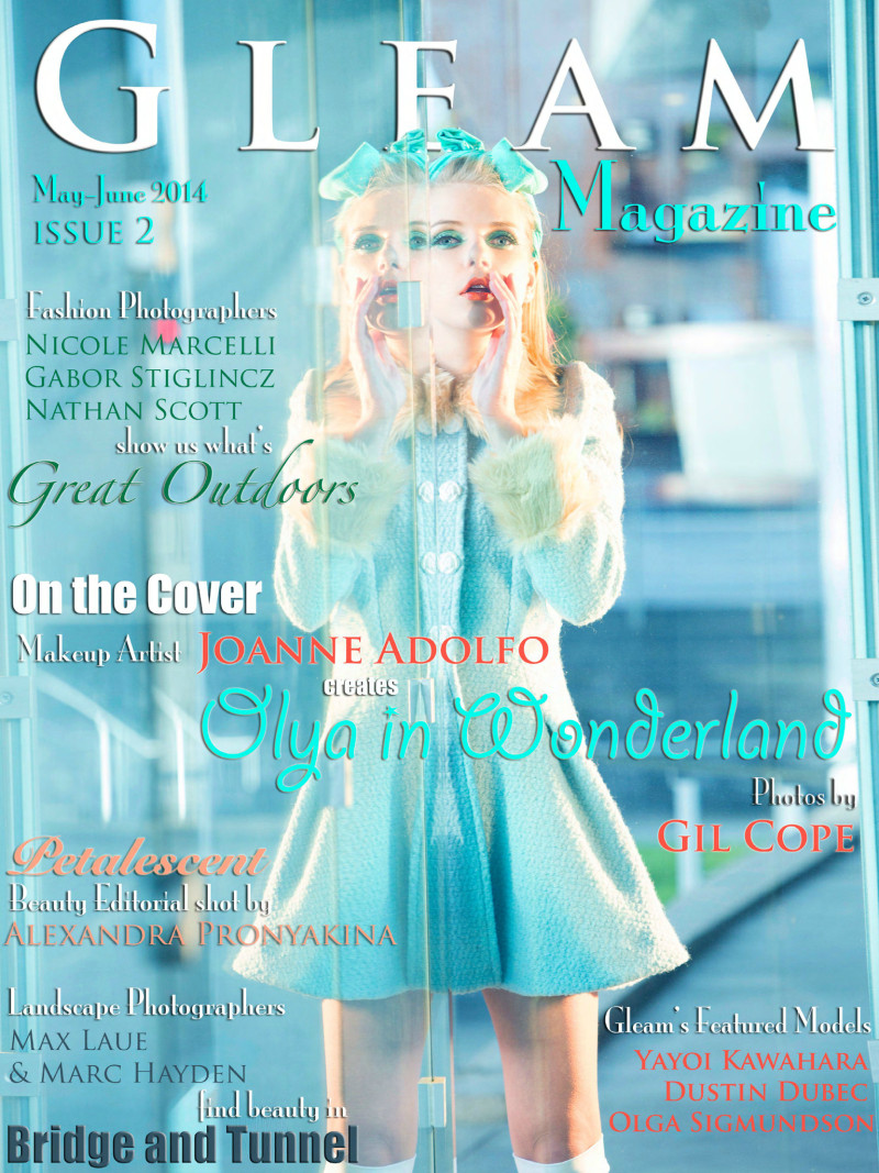  featured on the Gleam Magazine cover from May 2014