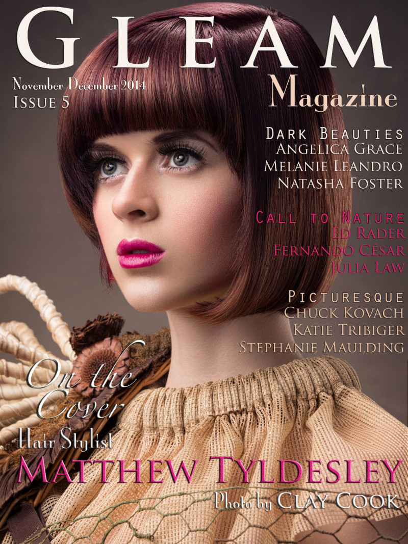  featured on the Gleam Magazine cover from November 2014