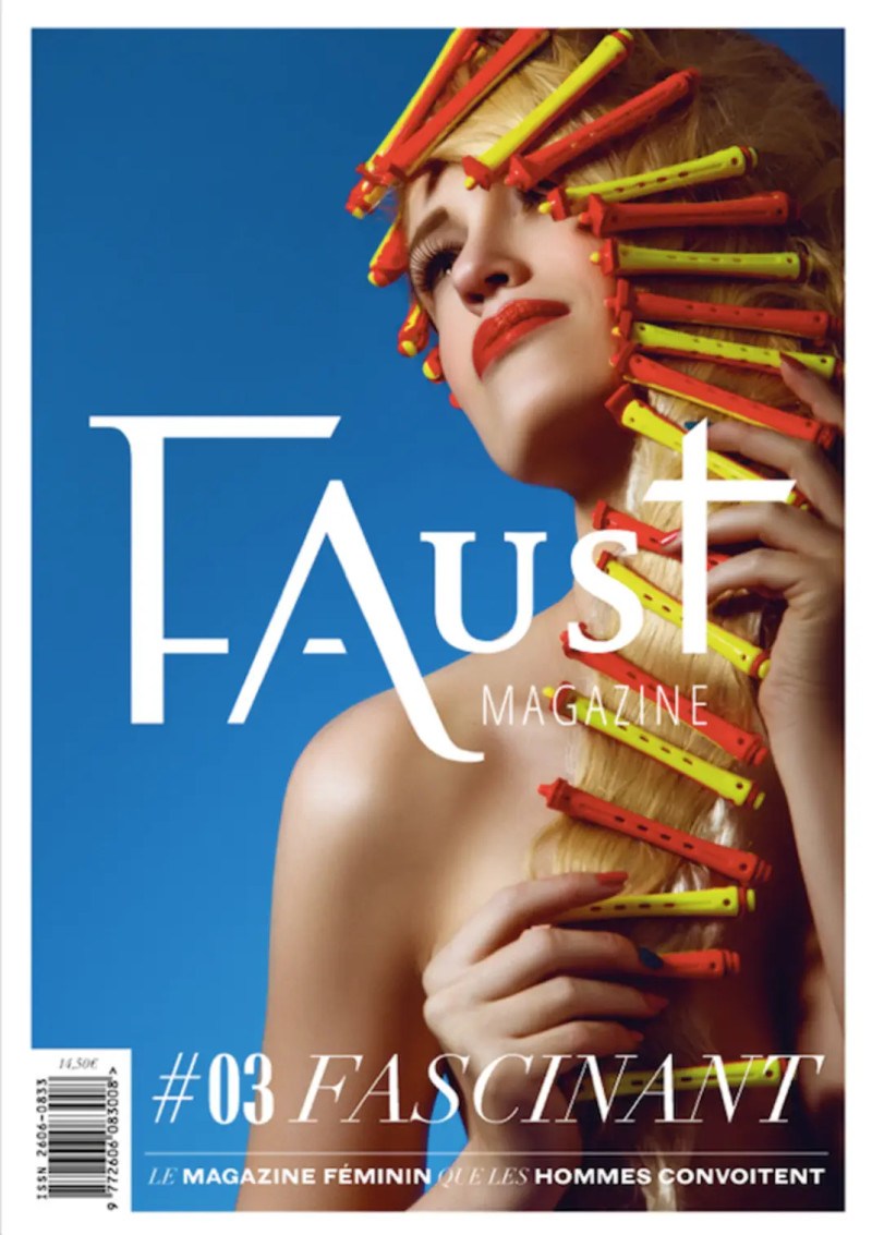  featured on the Faust Magazine cover from July 2018