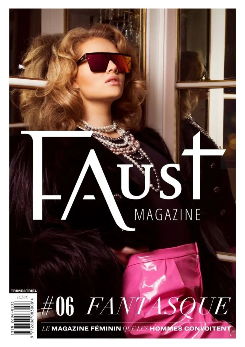 Pauline G featured on the Faust Magazine cover from April 2019