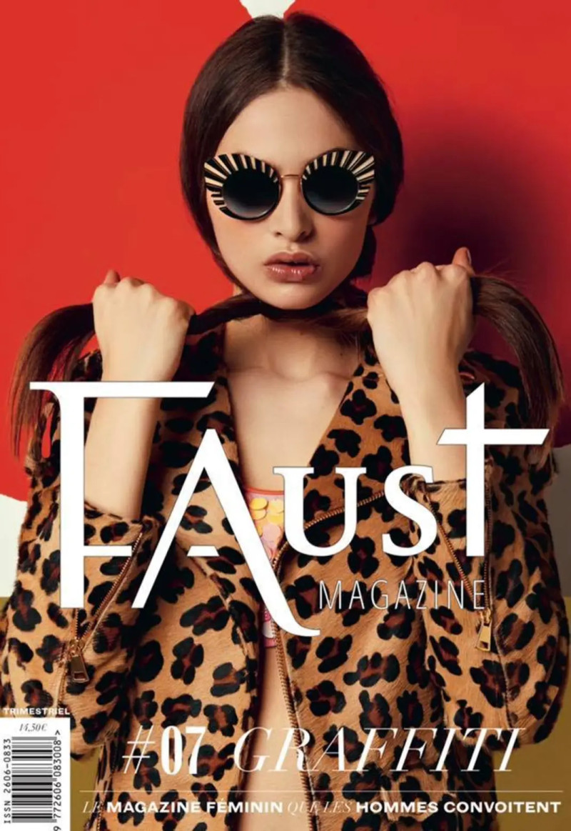 Eve featured on the Faust Magazine cover from August 2019