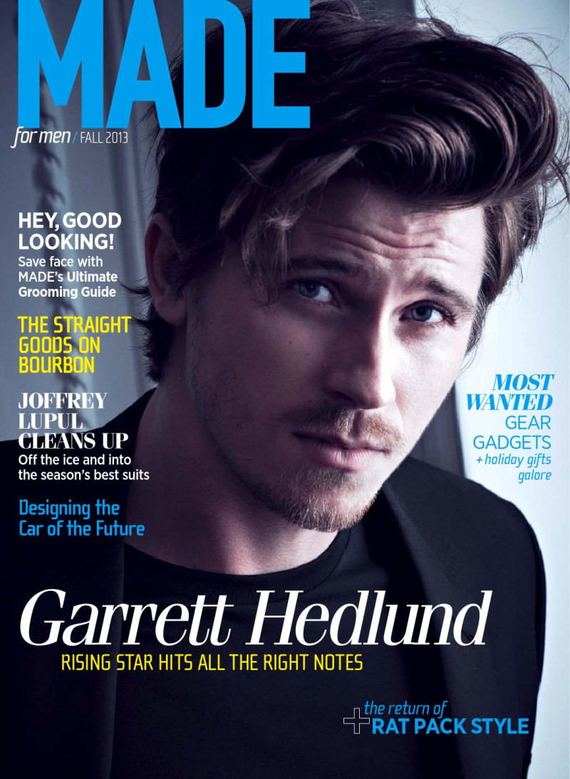 Garrett Hedlund featured on the MADE for men cover from September 2013