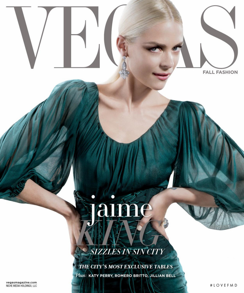 James Jaime King featured on the Vegas Magazine cover from September 2014