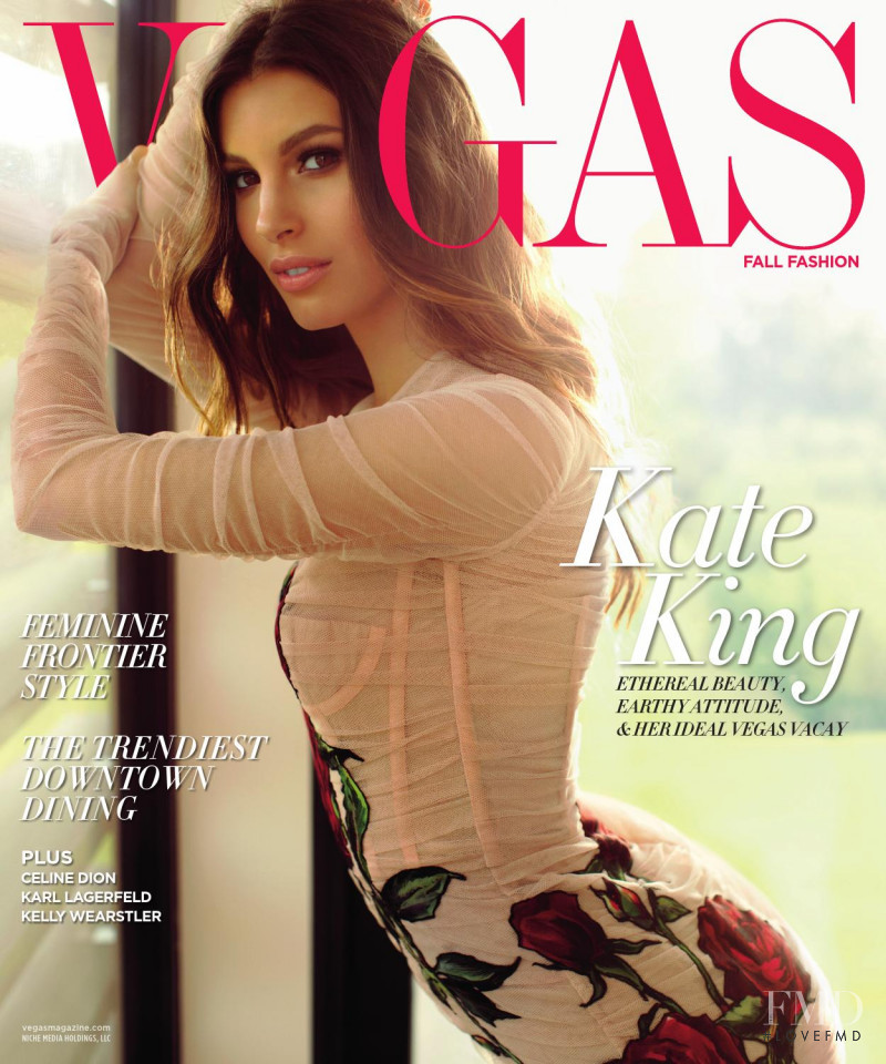 Kate King featured on the Vegas Magazine cover from September 2015