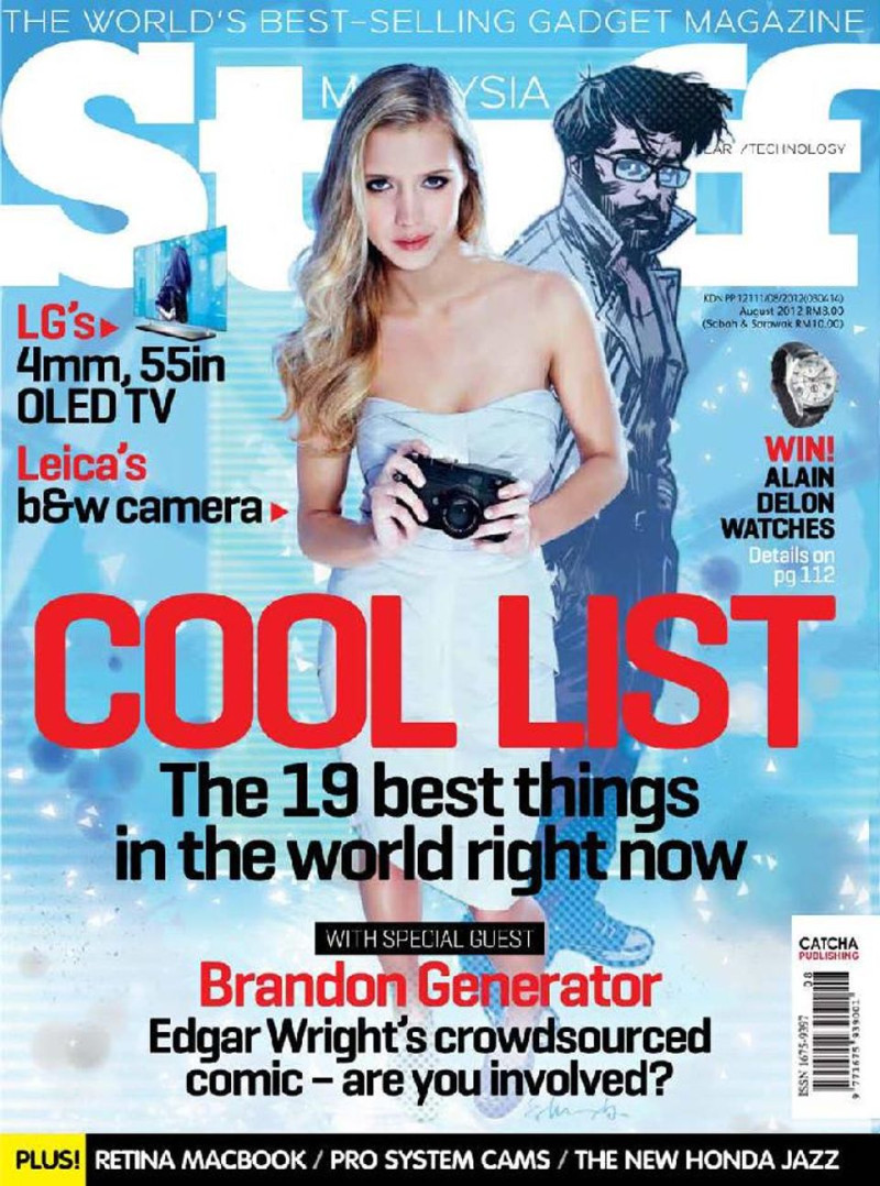  featured on the Stuff Malaysia cover from August 2012