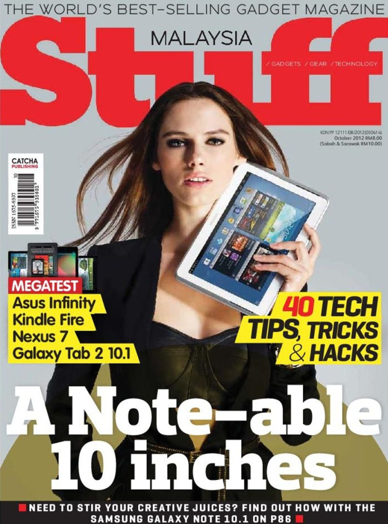  featured on the Stuff Malaysia cover from October 2012