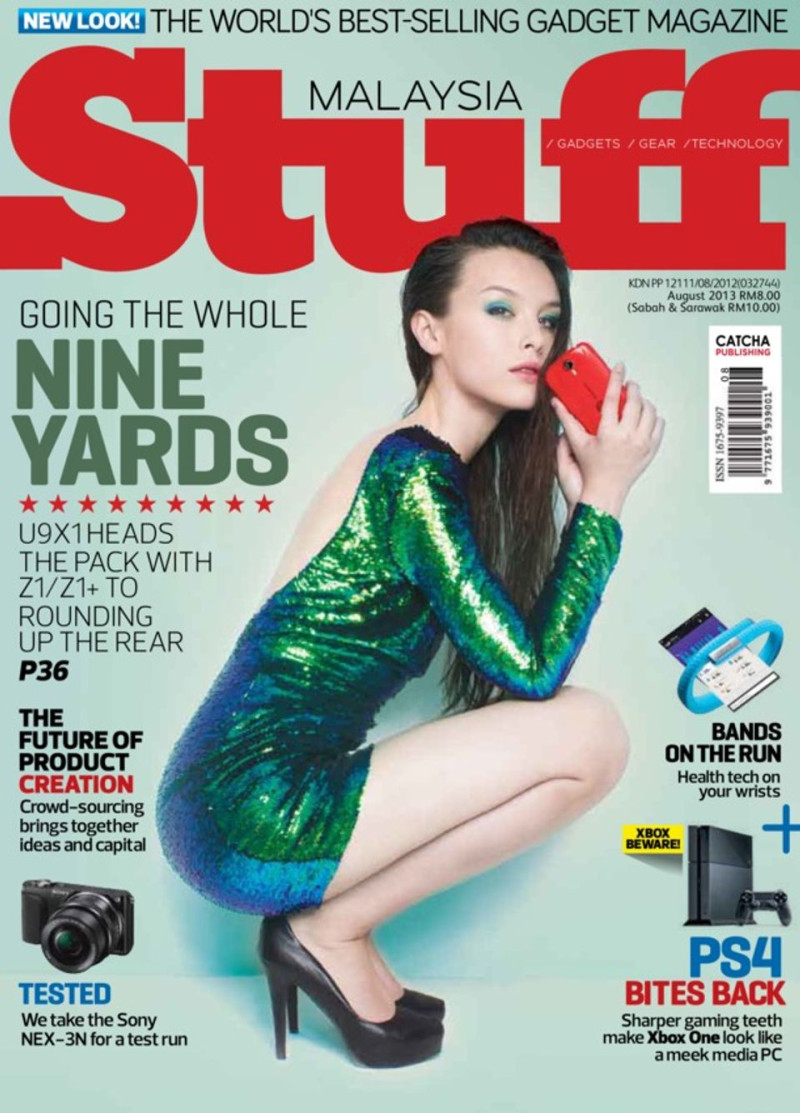  featured on the Stuff Malaysia cover from August 2013