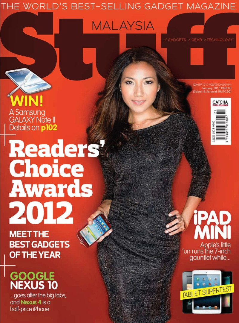  featured on the Stuff Malaysia cover from January 2013