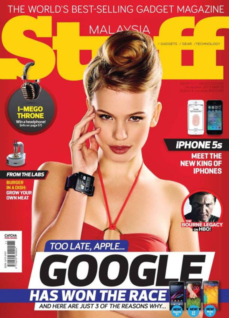  featured on the Stuff Malaysia cover from November 2013