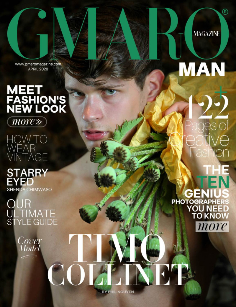 Timo Collinet featured on the Gmaro Man cover from April 2020