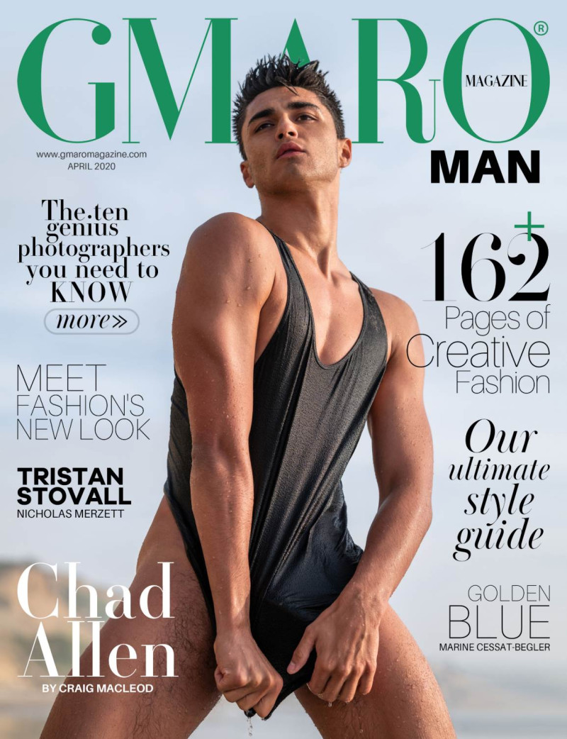 Chad Allen featured on the Gmaro Man cover from April 2020