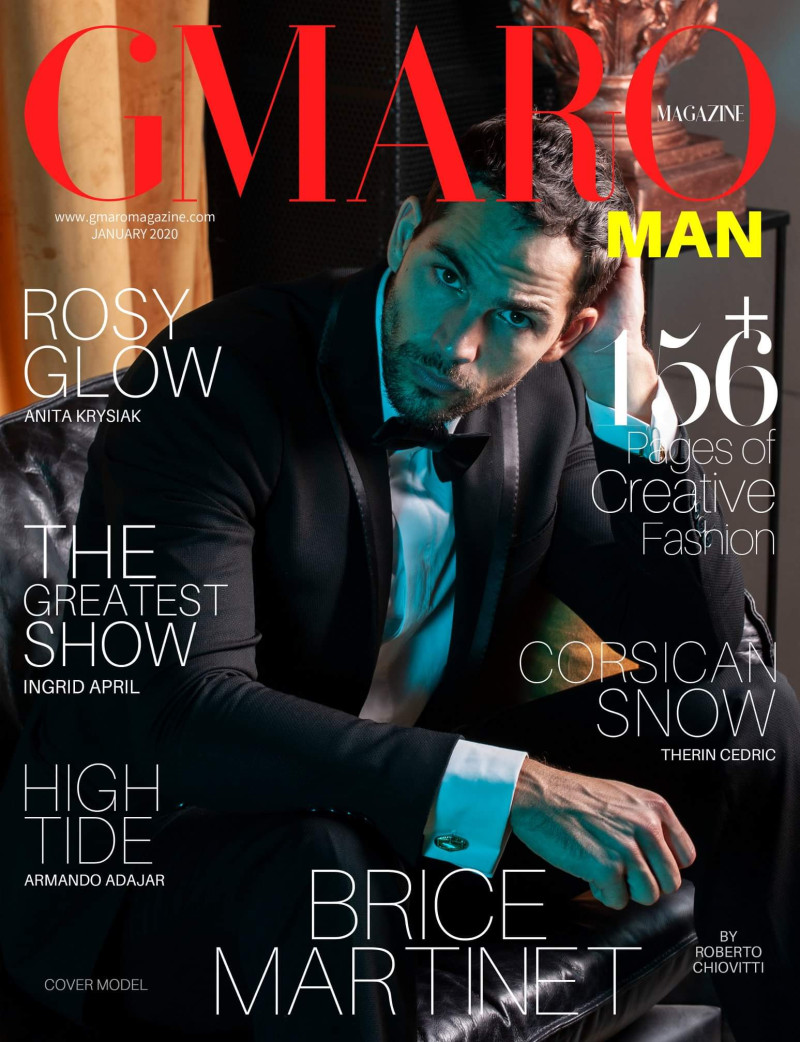 Brice Martinet featured on the Gmaro Man cover from January 2020