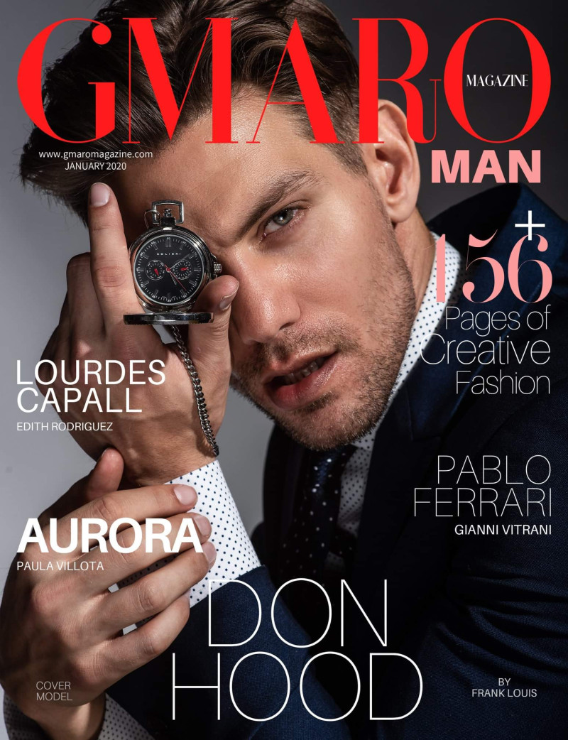 Don Hood featured on the Gmaro Man cover from January 2020