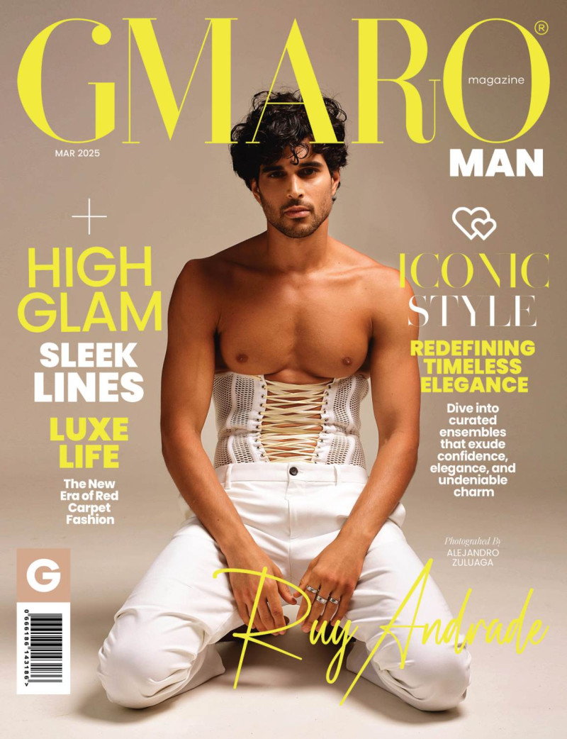 Ruy Andrade featured on the Gmaro Man cover from March 2025