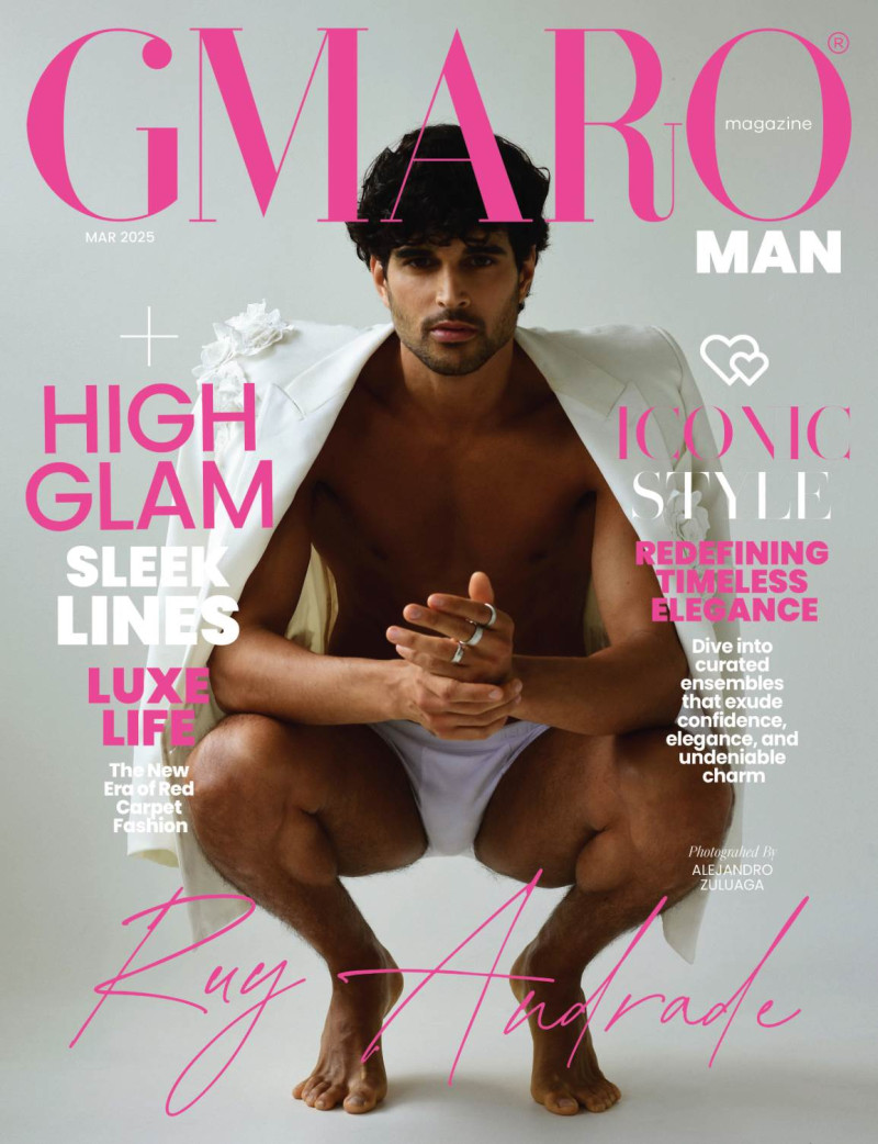Ruy Amdrade featured on the Gmaro Man cover from March 2025