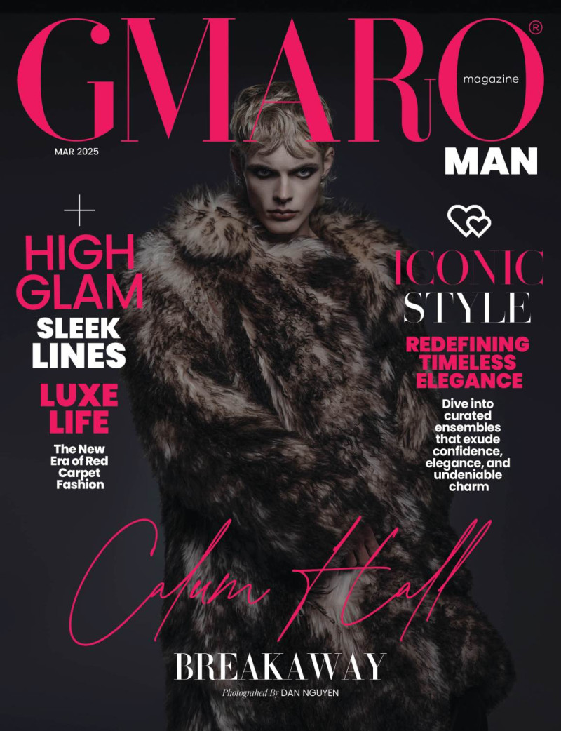 Calum Hall featured on the Gmaro Man cover from March 2025