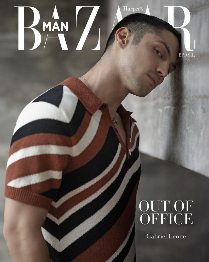 Gabriel Leone featured on the Harper\'s Bazaar Man Brazil cover from November 2024