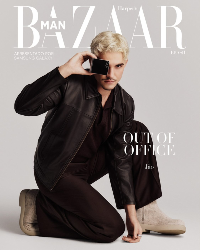 Jao featured on the Harper\'s Bazaar Man Brazil cover from November 2024