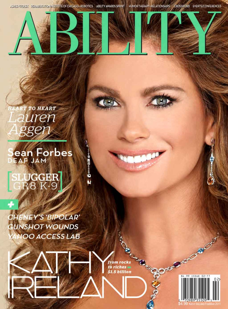 Kathy Ireland featured on the Ability cover from February 2011