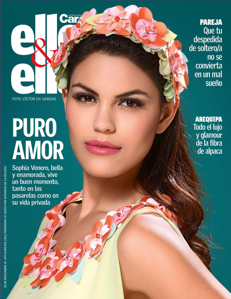 Sophia Venero featured on the Ellos & Ellas cover from November 2014