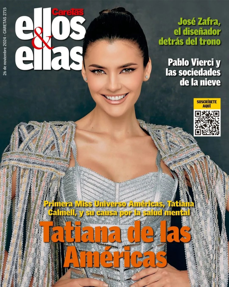 Tatiana Calmell featured on the Ellos & Ellas cover from November 2024