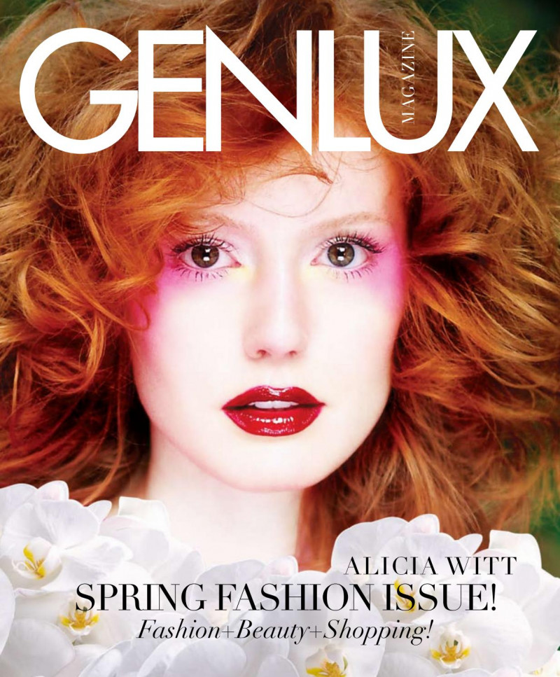 Alicia Witt featured on the Genlux Magazine cover from April 2008