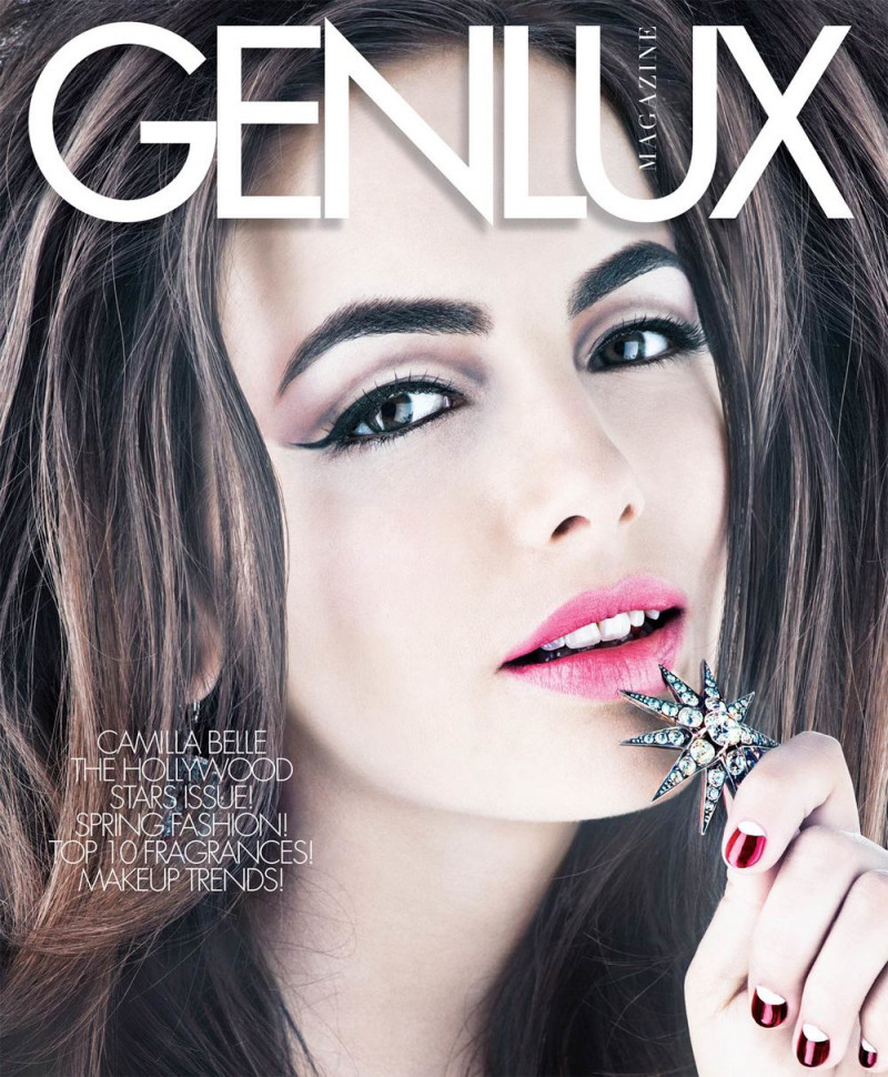 Camilla Belle featured on the Genlux Magazine cover from March 2011