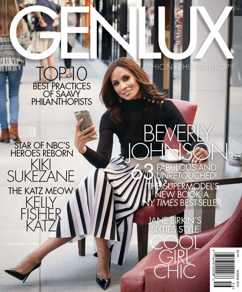 Beverly Johnson featured on the Genlux Magazine cover from December 2015