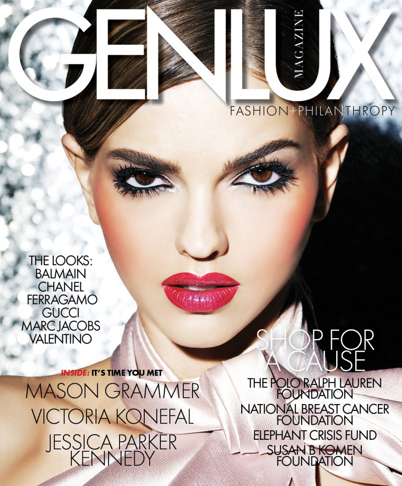 Colleen Cole featured on the Genlux Magazine cover from December 2018