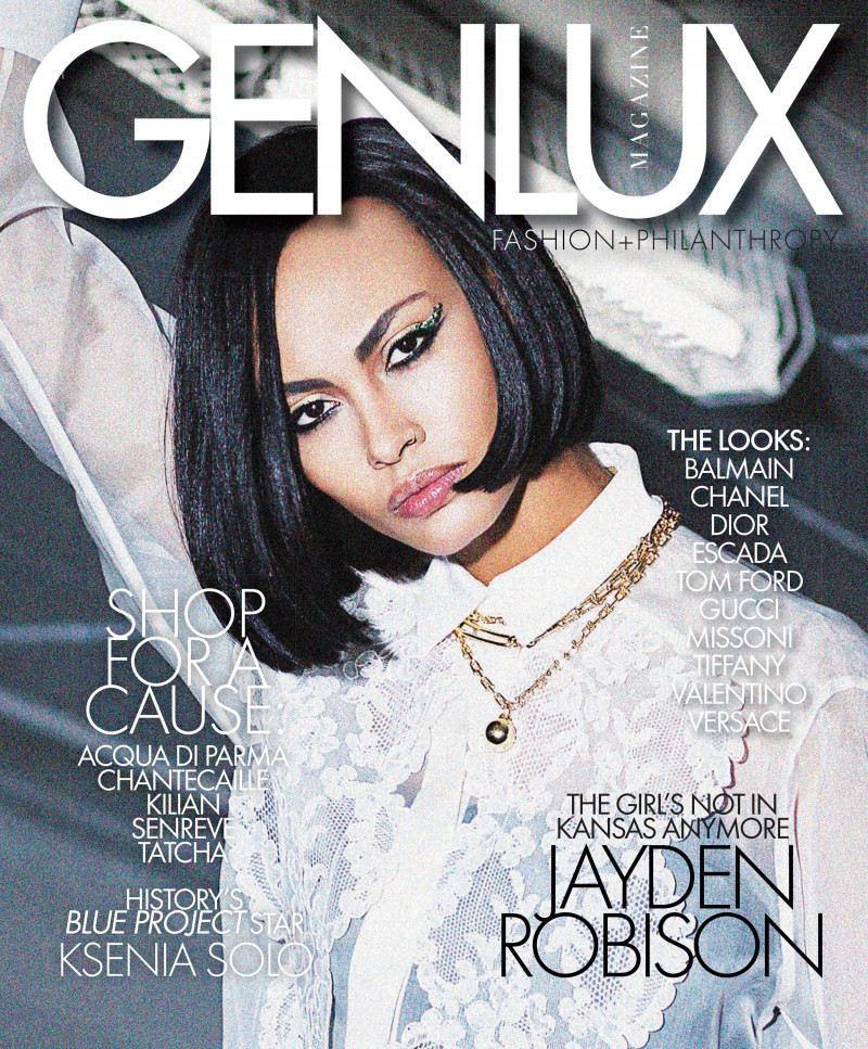 Jayden Robison featured on the Genlux Magazine cover from March 2020